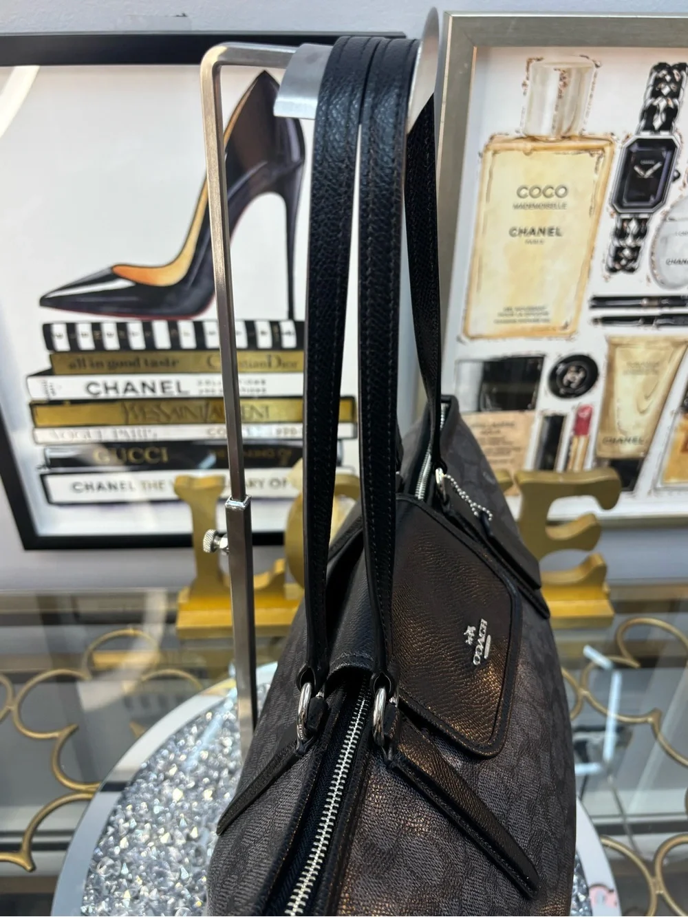Coach 2014 Ward Signature Tote Bag EUC